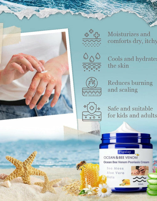 Bee Venom & Ocean Psoriasis Healing Cream ( Pack Of 2 )